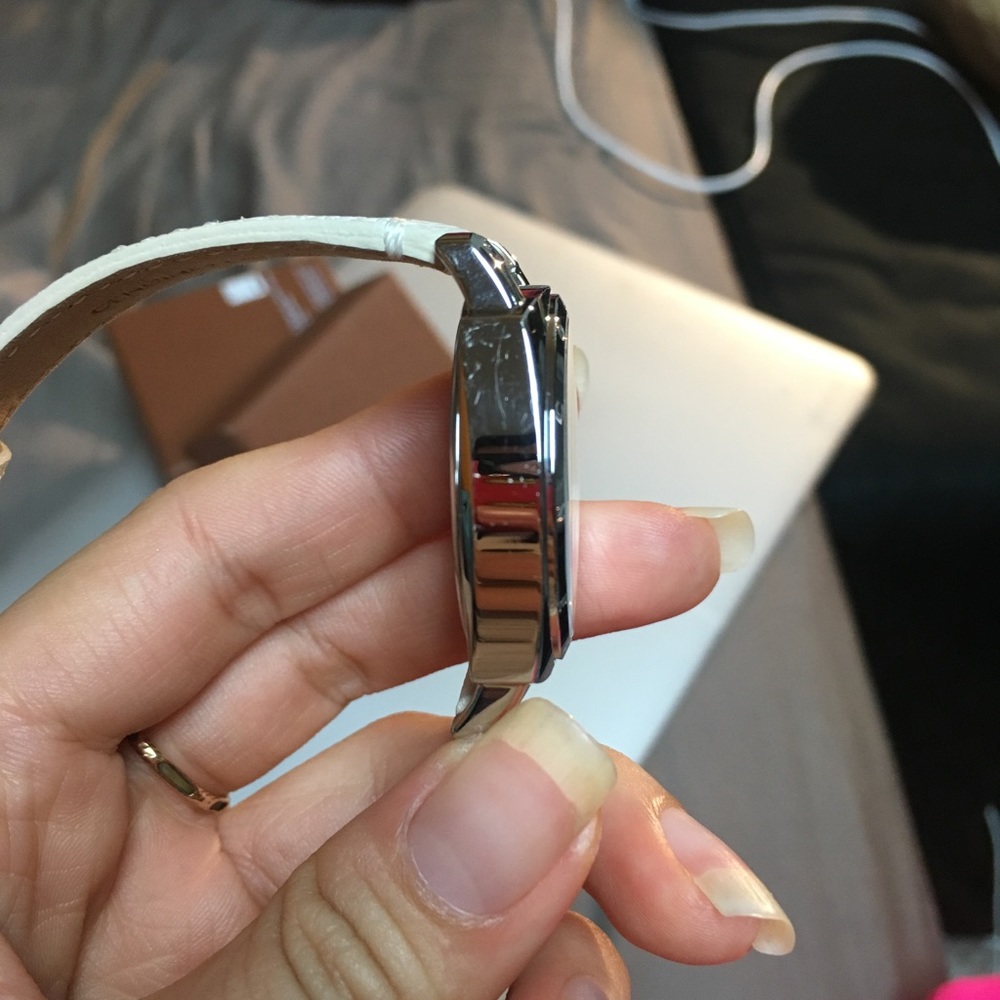 COACH CASUAL MINI WATCH WITH ZEBRA FACE/white - Picture 6 of 8